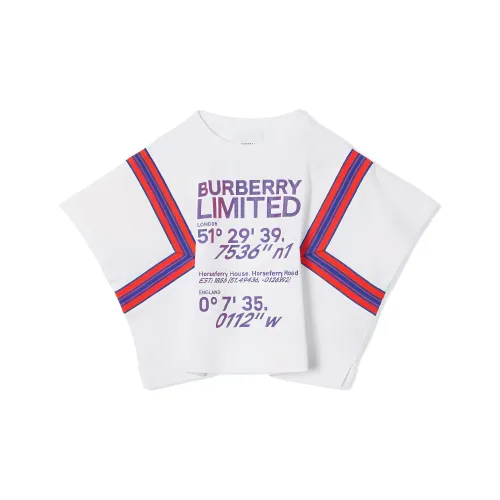 Burberry Белые Детские Рубашки