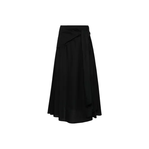 MSGM Повседневный Длинный Юбка Женские Черный