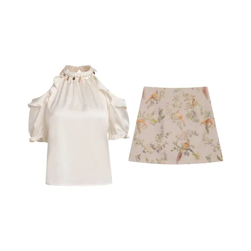 FLIM Повседневный костюм женский светло-синий