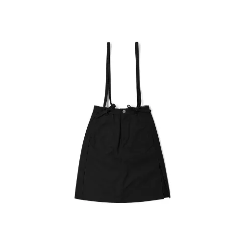 Dickies Повседневный Длинный Юбка Женские Asphalt Черный