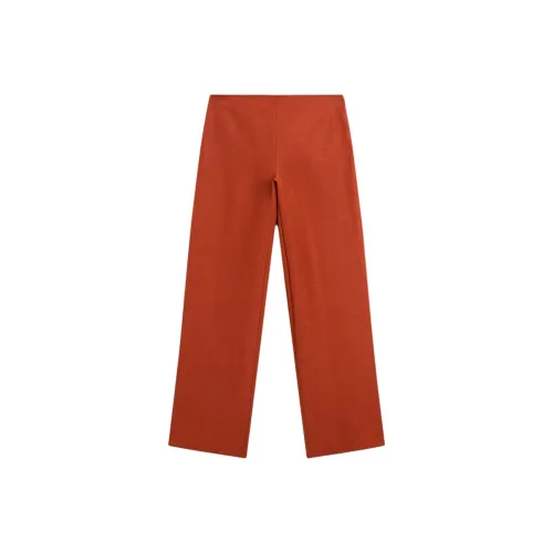 Massimo Dutti Костюм Брюки Женские Оранжево-Красные