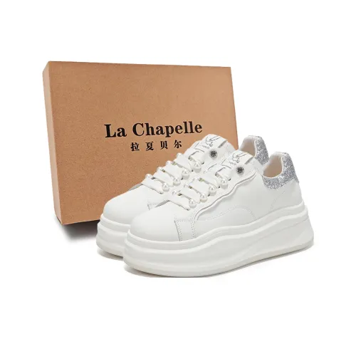La Chapelle Slip-resistant Abrasion-resistant Low Top Скейтборд Кроссовки Женские Silver