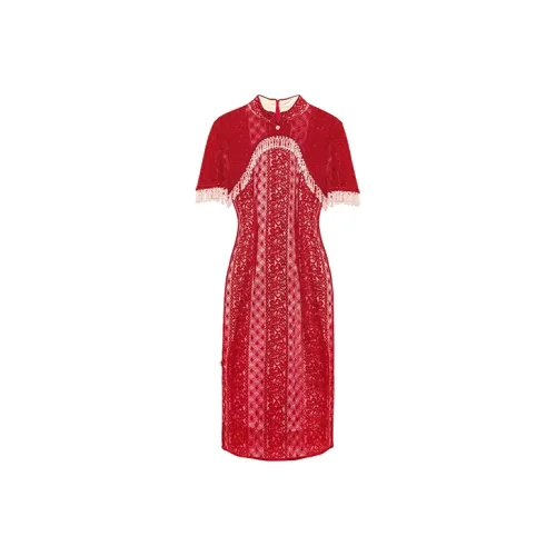 JINYE ORIENTAL Красный Женские Ципао