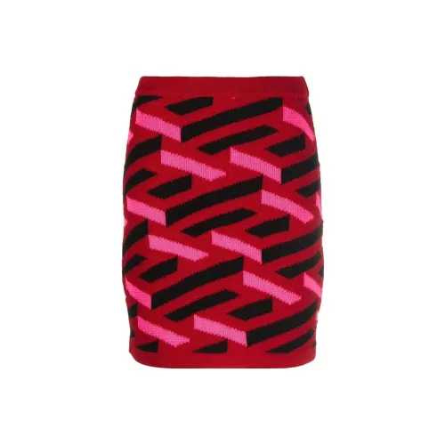 FANSIZHE FW22 Повседневный Длинный Юбка Женские Красный