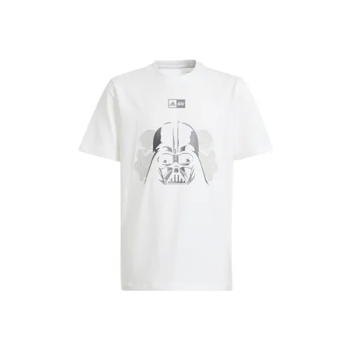 Adidas Звездные Войны Белые Детские Футболки