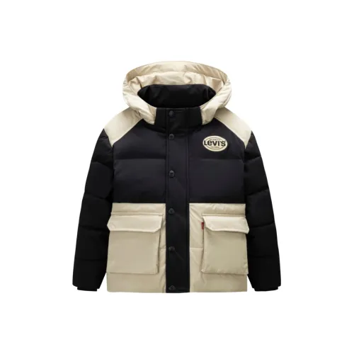 Levi's Хлопковый пуховик Черный Красота Подростки