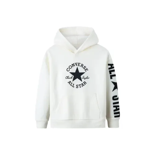 Конверс Свитшот Перьевой Белый для детей 3-7 лет