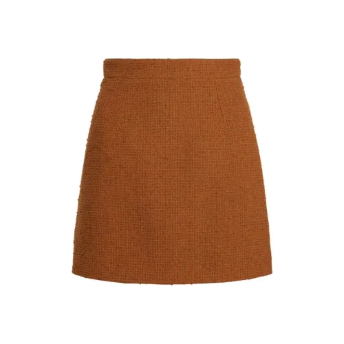 Patou SS24 Повседневные короткие юбки Женские Orange