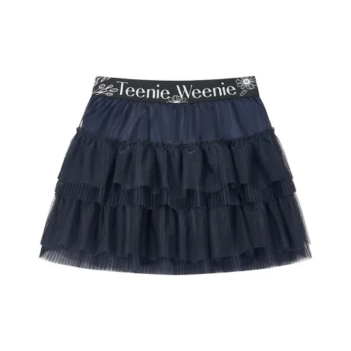 Teenie Weenie Повседневные Юбки Короткие Женские Темно-Синие