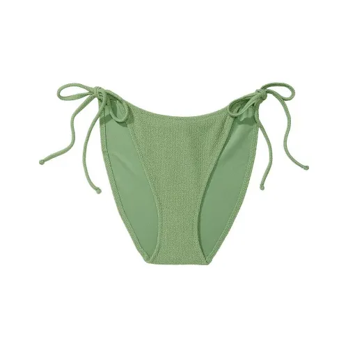 Victoria's Secret Розовый STRING Бикини Низ Дикий Травяной зеленый Плавки Женские Дикий Травяной зеленый