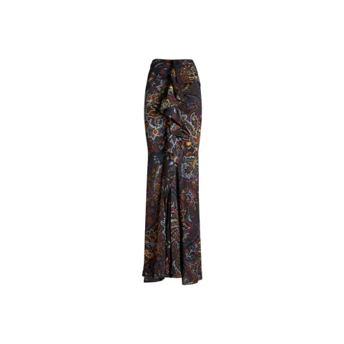 ETRO Черные Женские Повседневные Длинные Юбки