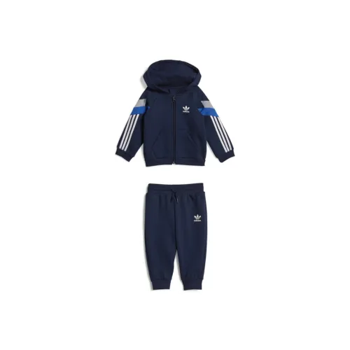 Adidas Originals Повседневная спортивная одежда Темный индиго Синий Свет Серебряный Для малышей и детей дошкольного возраста