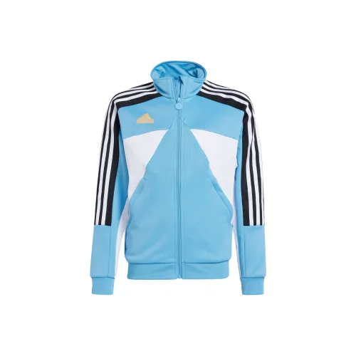 Adidas Куртки и Пальто Светло-Синий Белый Черный Туманный Светло-Коричневый Подростки