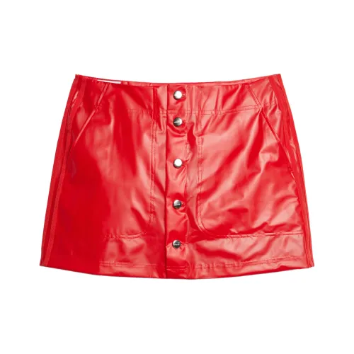 Adidas Originals x FIORUCCI Повседневные короткие юбки Женские Red