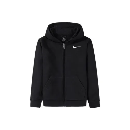 Nike Толстовка Глубокий Черный Детский