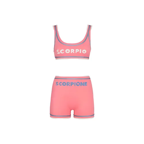 FENDI Розовый Лайкра Бикини Двухкомпонентный Купальник Женский Розовый