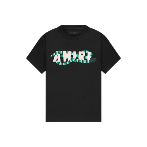 AMIRI T-рубашка AMIRI Snake Tee черная детская