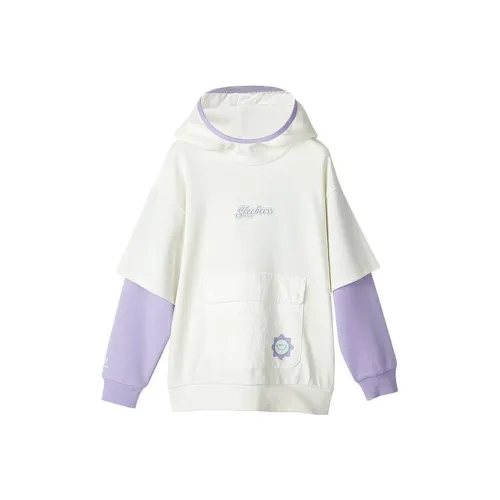 Skechers Свитшот Happy Adventure Series Зефирно-белый Детский