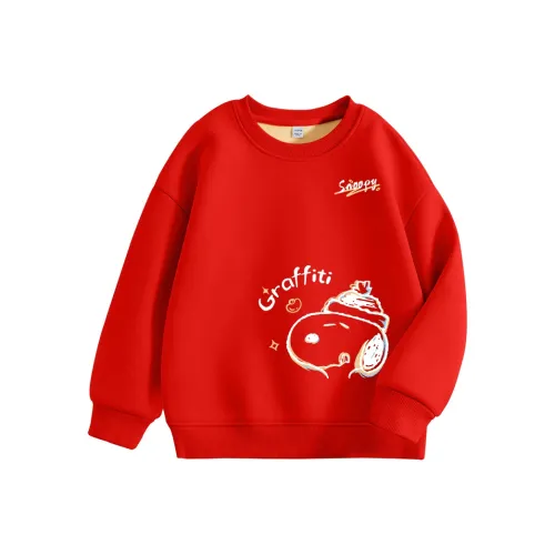 SNOOPY Толстовка Красная Подростки