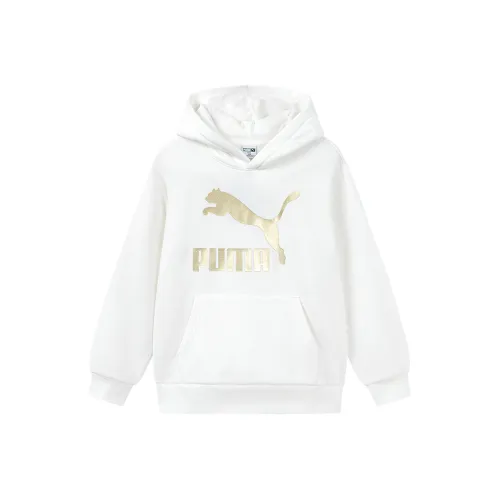 PUMA Sportstyle Series Натуральный Белый 10101 Kids Свитшоты
