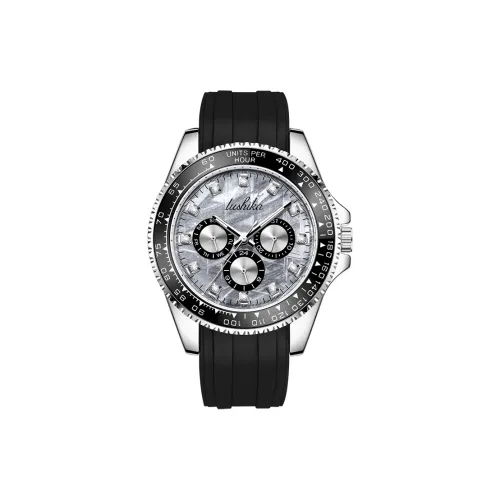 Lushika Play the cool series Кварцевый механизм Часы Мужские с серым циферблатом