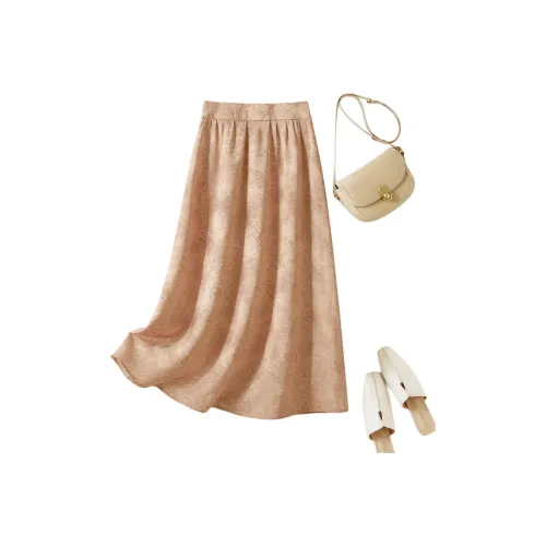 IHIMI Повседневный Длинный Юбка Женские Amber