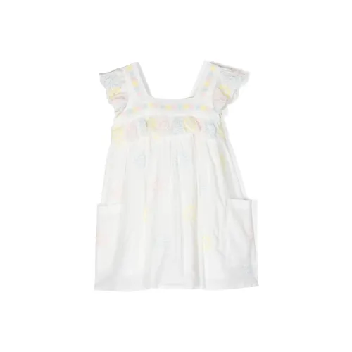 Stella McCartney Платье SS23 Белый Детский