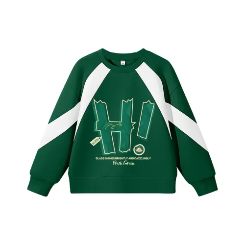 La Chapelle Kids Толстовка Зеленый Этикетка Детский