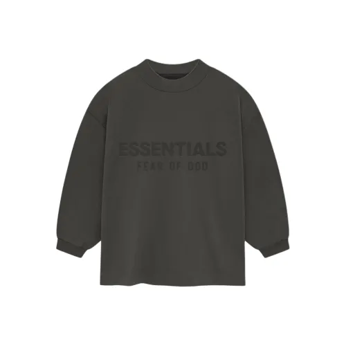 Fear Of God Essentials T-рубашка SS24 Kids LS Tee Ink Black INK
