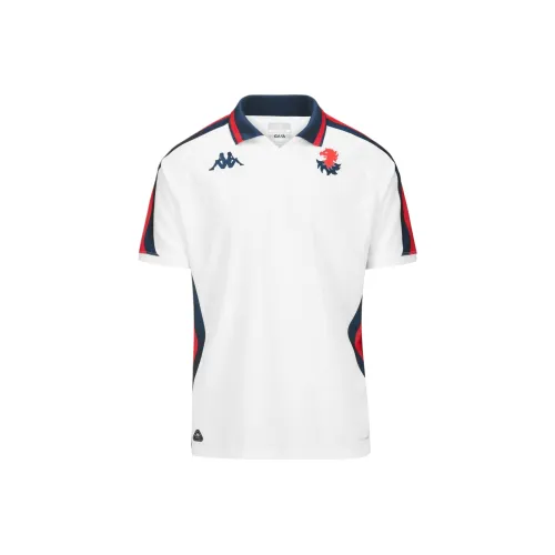 KAPPA KOMBAT 2025 GENOA T Рубашка Мужская Белая