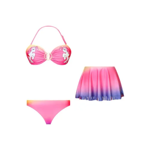 BALNEAIRE Пони Ягода Co Branded Модель Закат Туманно-фиолетовый Женские Двухкомпонентные Купальники