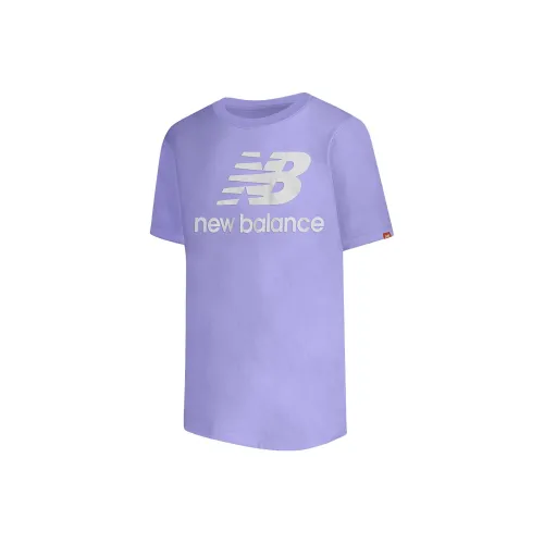 New Balance Essentials Фиолетовый Kids Т-рубашки