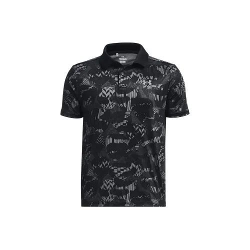 Under Armour Поло Черное Детское