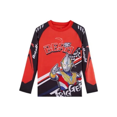 Antakids Anta x Ultraman T-рубашка Детская Бук Красный