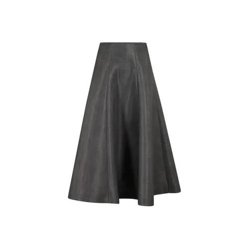 PHILOSOPHY DI LORENZO SERAFINI Повседневный Длинный Юбка Женская Серый