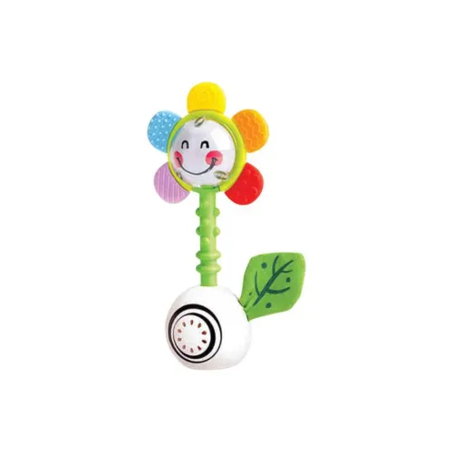 HAPE Смайлик Цветочный Малыш Развивающая игрушка-гусеница 2 в 1 Успокаивающая