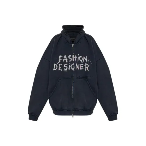 Balenciaga Свитшот Свободного кроя Женский Черный