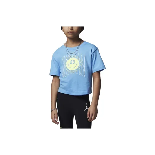 Джордан T Рубашка Синий для детей от 3 до 7 лет