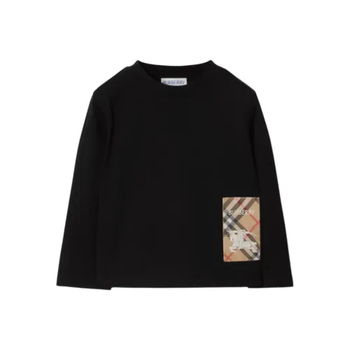 Burberry Свитшот Черный Infant Wa Toddler