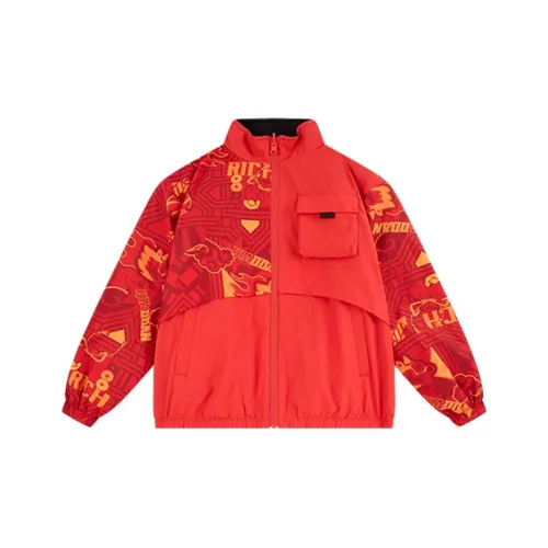 QIAODAN Куртка Новая Красная Черная Подростки