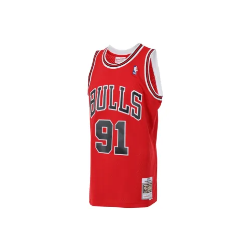 MITCHELL NESS Баскетбольная Джерси Унисекс Красная