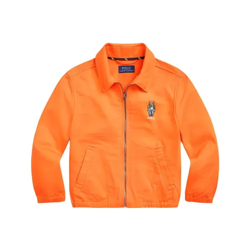 Polo Ralph Lauren Куртки Пальто SS24 Ярко-оранжевый Детский