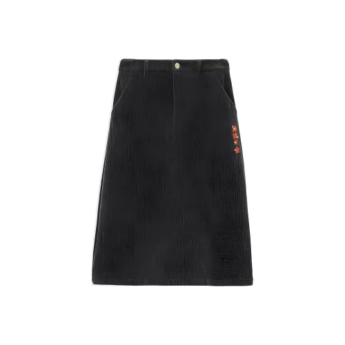 LINING Sports Life Collection Черные Женские Повседневные Длинные Юбки