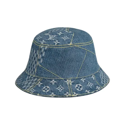 LOUIS VUITTON 100% хлопок Панамы Унисекс Джинсовый синий