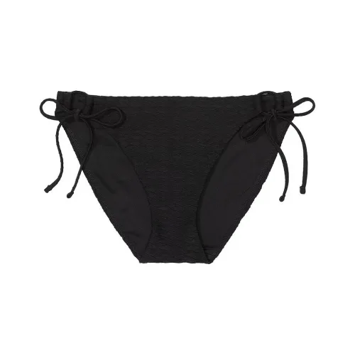 Victoria's Secret Розовый Mix Match Боковая сторона Галстук Бикини Низ B Плавки Женские Черный