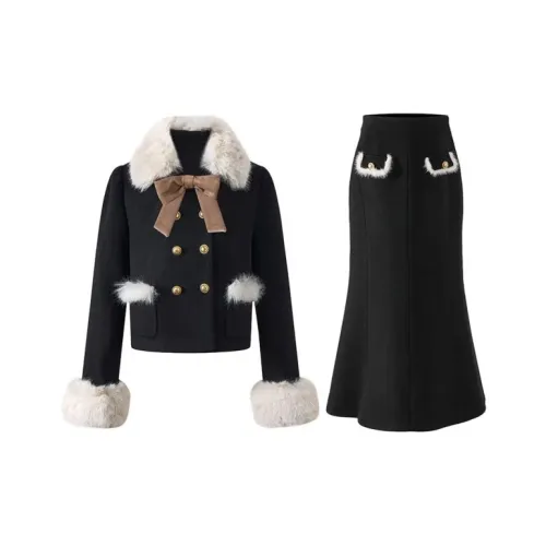 ABBY GODDESS Комплект с юбкой Женские Черный