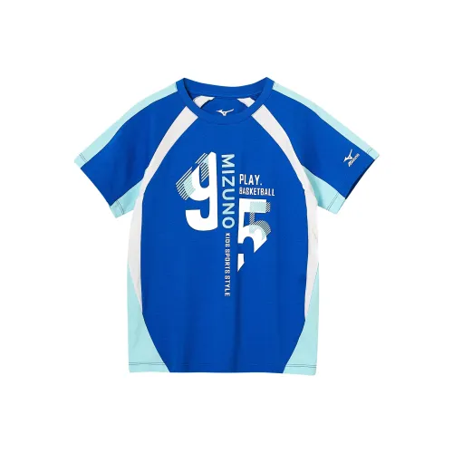 Mizuno Синие Рубашки для школьников T