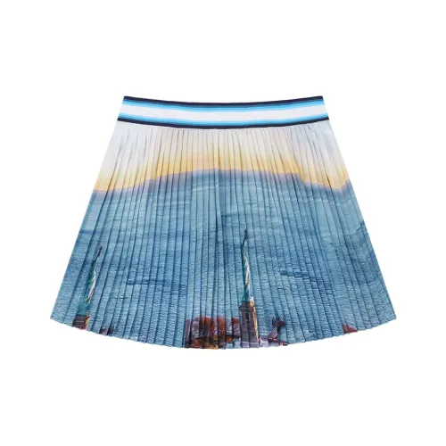 RYDER CUP EST.1927 Повседневные короткие юбки Женские Закат с принтом 218