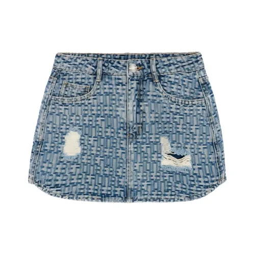 BEBE Джинсовые шорты Женские Джинсовый синий