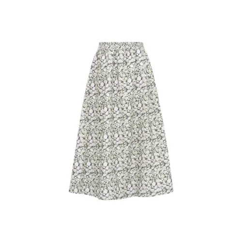 MEIYANG Повседневный Длинный Юбка Женская Серый Фиолетовый